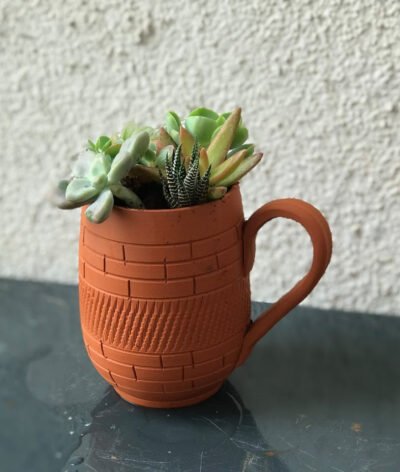 Coffee Mug Terracotta Planters (Set of 4)